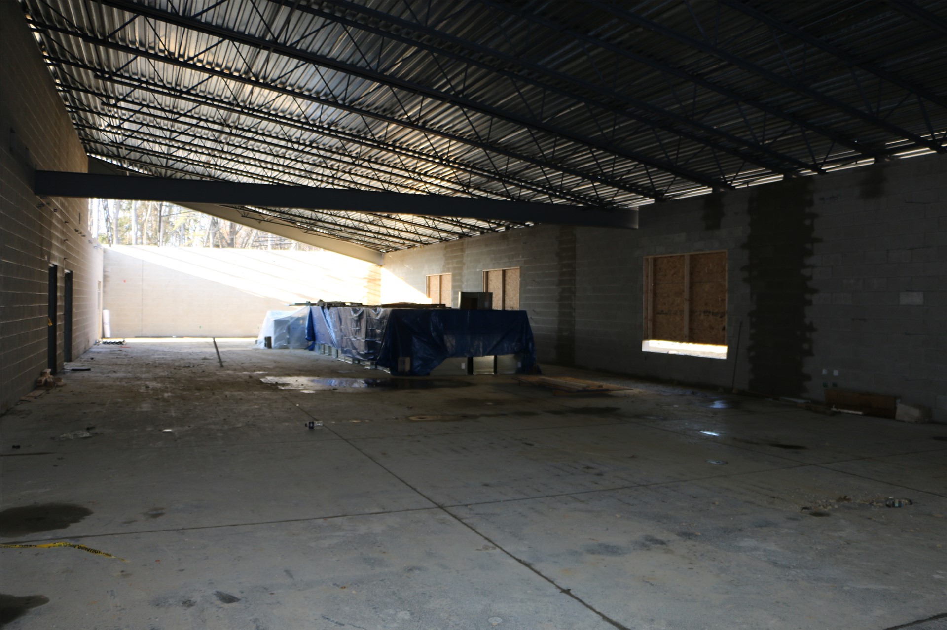 Classrooms in the athletic wing