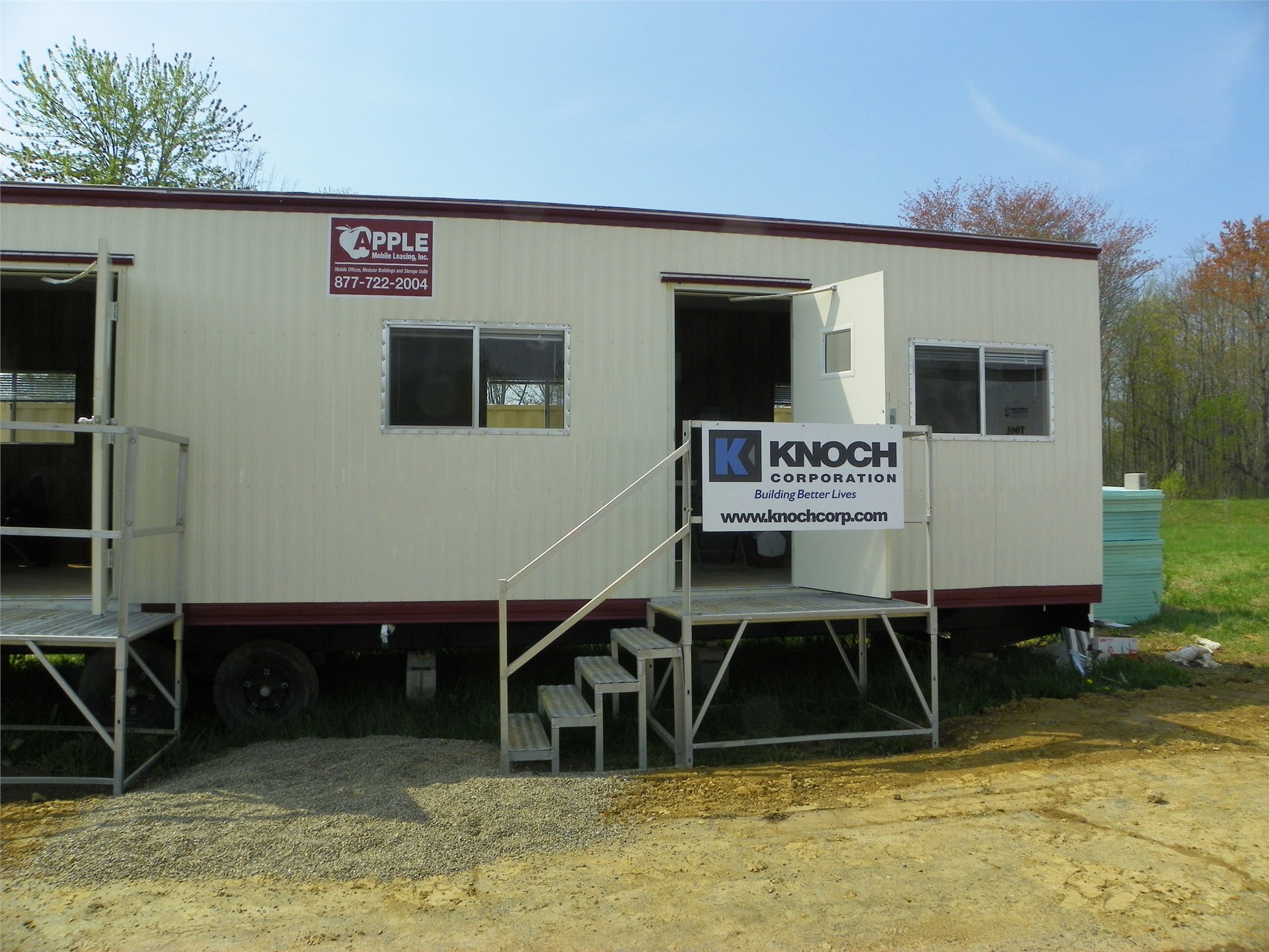 Knoch Corporation Trailer—contractors for the stadium project