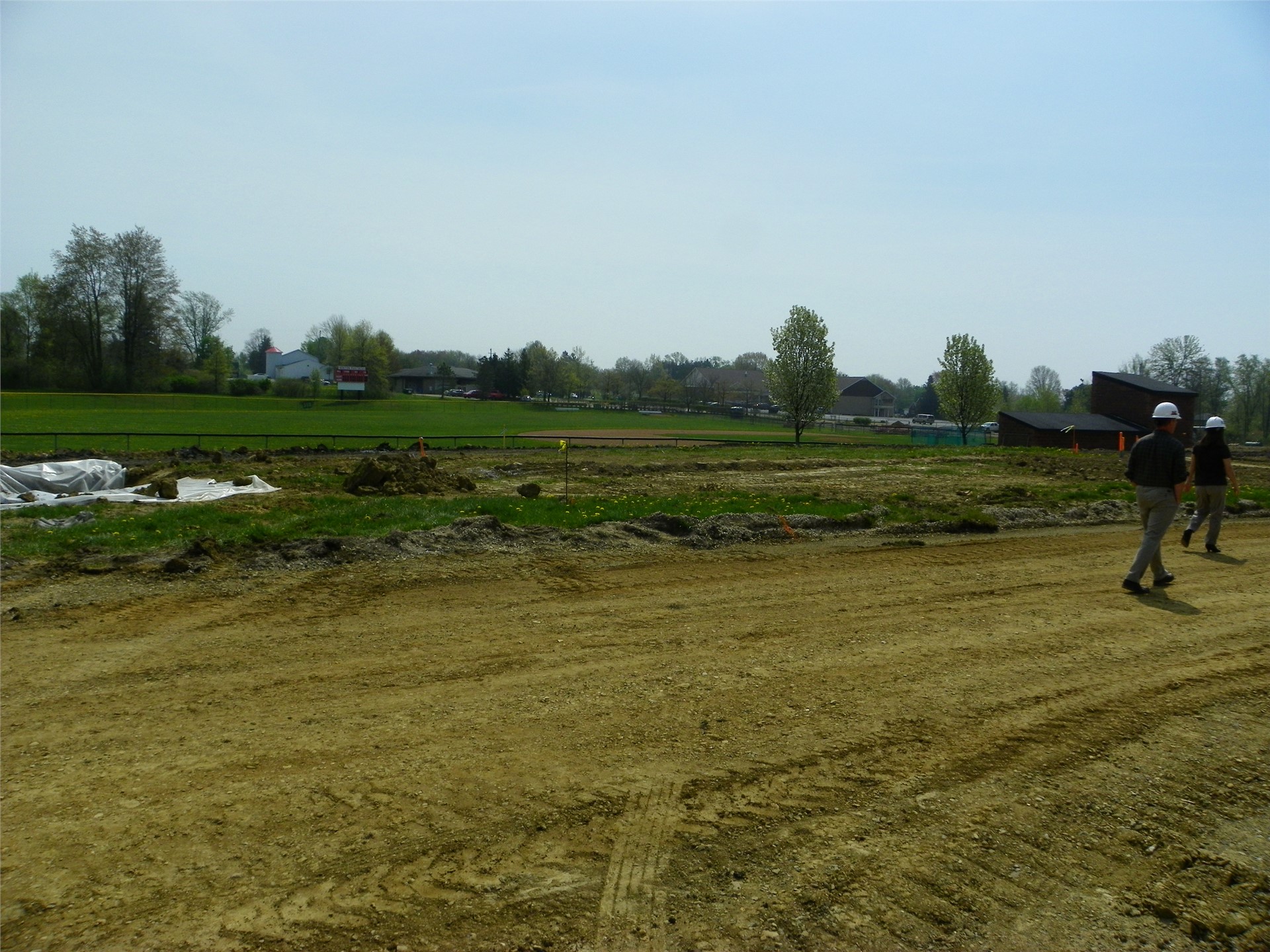 View of existing baseball field from Northwest corner of visitor side of stadium