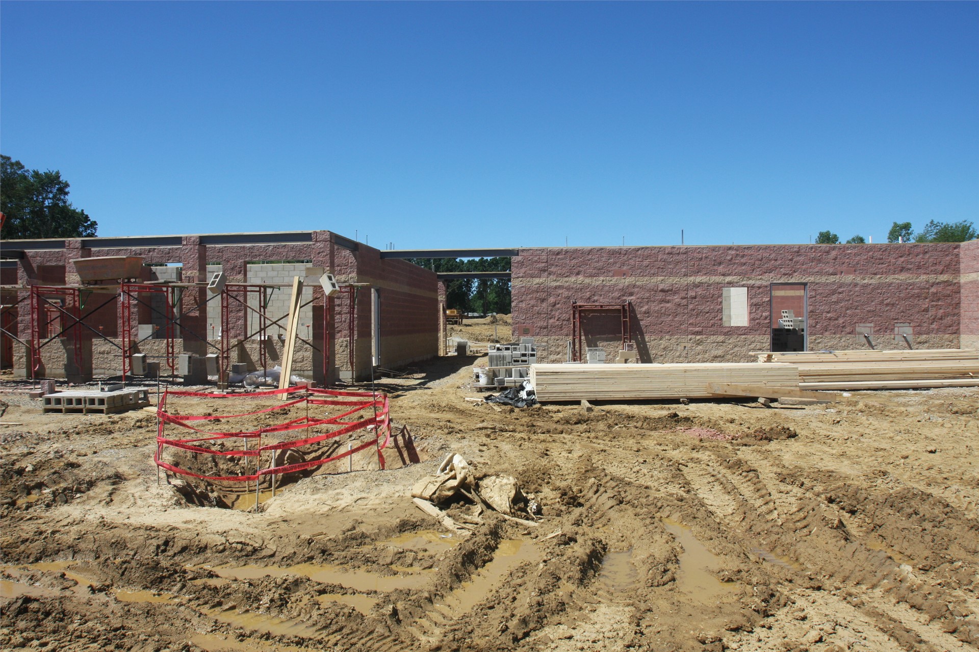 Concession stand, east tunnel, restrooms/visitor locker room (from inside stadium)