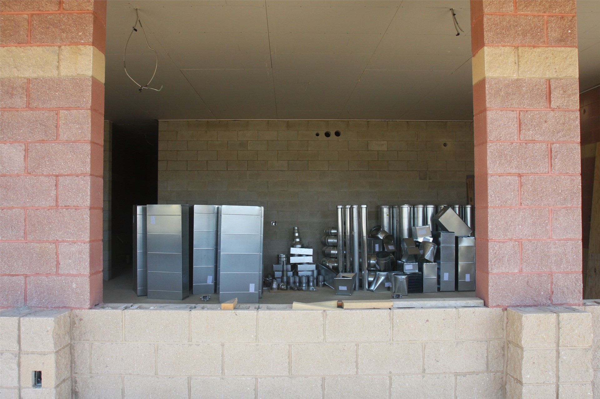 The center window of the concession stand