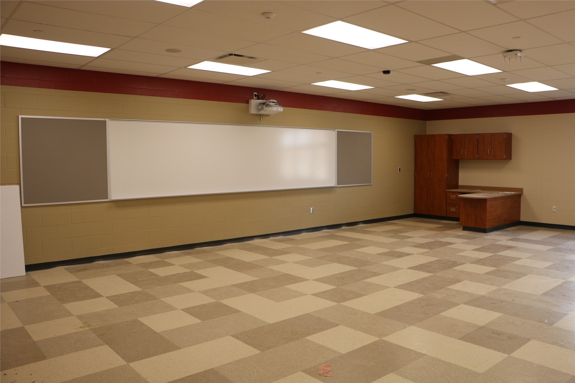 Career Technical Classroom - Teaching/Front Wall