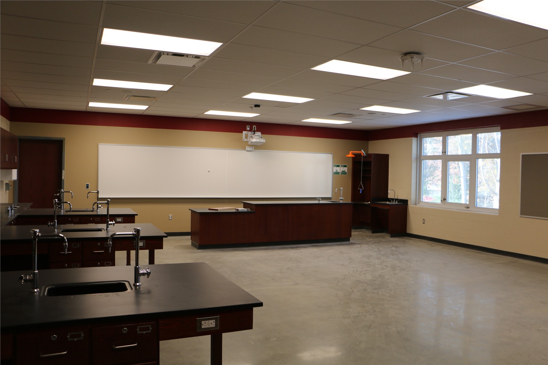 Typical Science Classroom/Lab - Teaching/Front Wall