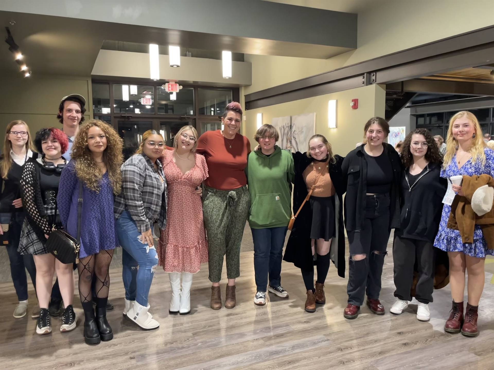 NHS art students