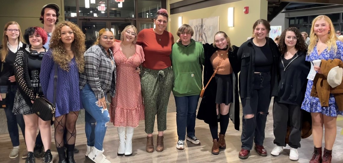 NHS art students